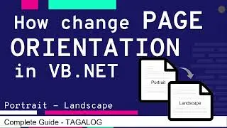 HOW TO PAGE SETUP AND RESIZE PRINT DOCUMENT IN VB.NET | COMPLETE GUIDE-TAGALOG|VISUAL BASIC TUTORIAL