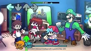 Super Funkin' Galaxy (DEMO V2) - Sexy Luigi | FNF Mod Showcase