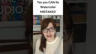 Watercolor mistakes and how I fixed them #watercolorpainting