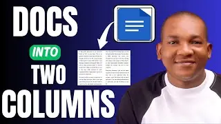 How to Split Text into Two Columns in Google Docs