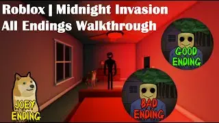 Roblox | Midnight Invasion All Endings Walkthrough