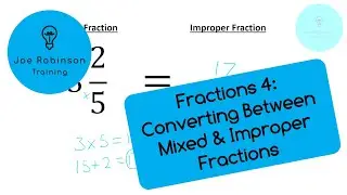 Maths Tutorial Fractions 4: How Do I Convert Between Mixed & Improper Fractions