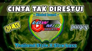 CINTA TAK DIRESTUI - Kadal band || Thailand Style X Slow Bass by Lowmid Project