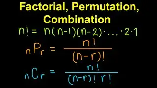 Factorial, Permutation, Combination (Tagalog/Filipino Math)