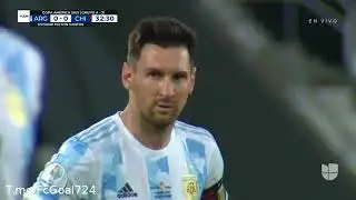 Месси гол Аргентина Чили 1-1