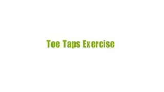 Core Strength Exercise For Runners: ToeTaps