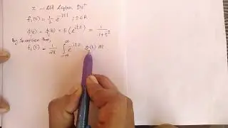 Cauchy distribution |standard Cauchy distribution | pdf | characteristic function | mean