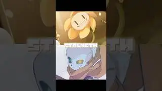 Flowey vs Ink! Sans #undertale #undertaleau #1v1 #edit #flowey #inksans