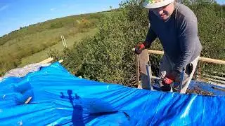 ремонт крыши после пожара ч 12 гидроизоляция