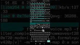 How To Change Generated Waveform Color In FFMPEG