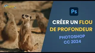 Créer un FLOU d'arrière plan - Photoshop CC 2024