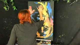 Amy Burkman Speed Paints For The Little Red Dog Telethon | BID NOW TO WIN THIS PAINTING!!!