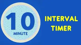 10 Min Interval Timer With Music - 20 Second Exercise 10 sec rest - 20 seconds interval timer