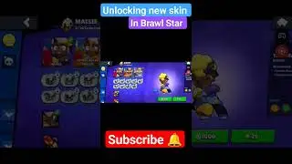 Unlocking new SKIN of Brawler in Brawl Star | @bluegamer3011  | #trending
