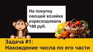 Нахождение числа по его части #1