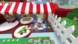 Roblox - Bee Swarm Simulator - Start - Finishing MotherBear's Gingerbread House Quest. Beesmas 2022.