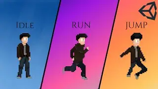 Unity'de 2D Animasyon Yapımı | Durma, Koşma, Zıplama