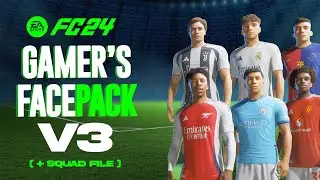 FacePack For FC 24 V3 By Gamer Algorithm | [Free] + Tutorial