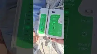 RJ45 CAT6 cable connection continuity test