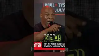 MIKE TYSON FLIPS AFTER REPORTER CALLS HIM A GIMMICK FIGHT | JAKE PAUL