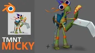 MICKY Gets a NEW Look in Blender