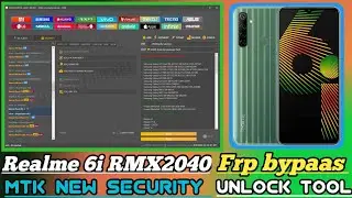 Realme 6i Rmx2040 Frp unlock unlock tool ll realme Frp preloader mathed working letest update ll