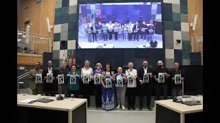Câmara Municipal de Londrina 14° Entrega do SELO Arma Não é Brinquedo,