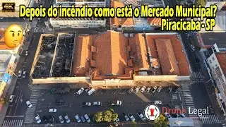 After the fire, how is work going at the Piracicaba Municipal Market? #drone Legal EP. 299
