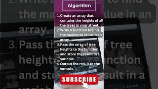 Lets Write A JavaScript Program To Find The Tallest Tree In My Street