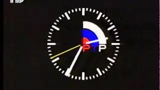 Заставка+Часы телеканала РТР. Окончание эфира (1998 год)