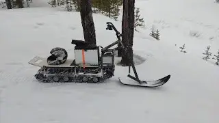 Самодельный электросамокат зимний вариант