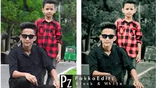 How To Edit Like Shahman Shammu Pakka Editz | Black & White In Photoshop CC Tutorial  [Easy Method]