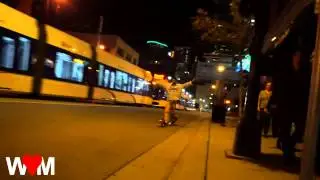 The Bots double skateboarding in Minneapolis (09/15/14)