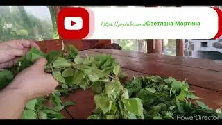 Троицкий венок из берёзовых веток