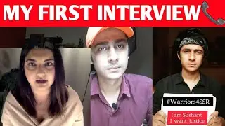 MY FIRST INTERVIEW | JUSTICE FOR SUSHANTSINGHRAJPUT | ANURAG BISHT