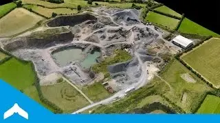 Drone Quarry Survey - Point Cloud Fly-Through