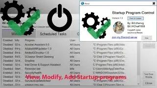My Startup Program Control Project
