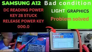 Samsung A12 .M12 DEAD RECOVER AND LIGHT GRAPHICS FAULT DC READING 28  STUCK OTHER SHOP RETURN 💯✅🔥🔥