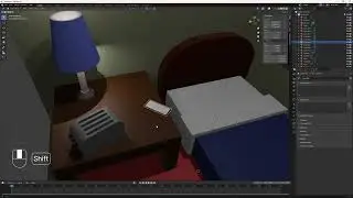 Blender -  Lighting and Rendering your Isometric bedroom