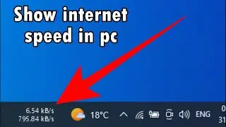 Show internet speed on Desktop || #windows #android #internetspeed #internet
