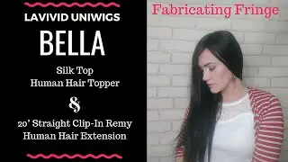 Lavivid UniWigs Bella Silk Top Human Hair Topper & 20