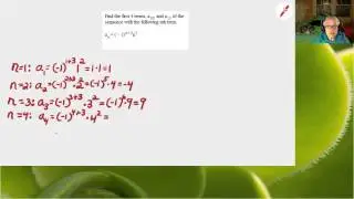 Find the Terms of an Alternating Sequence -captioned