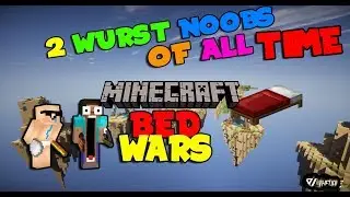 2 WORST NOOBS OF ALL TIME || Minecarft Bedwars || hacking on server XD !!