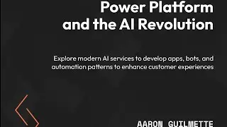 Power Platform and the AI Revolution