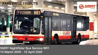 SMRT NightRider Bus Service NR1 Farewell Tribute