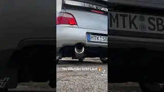 Subaru WRX STI Silencer vs No Silencer (Toyosport )