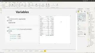 Como utilizar #Variables en lenguaje #DAX en #PowerBI