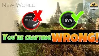 You've been crafting wrong | New World Crafting | New World Armouring Guide