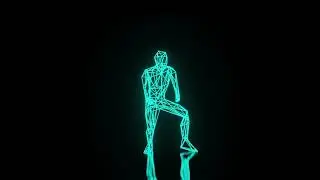 Glow Dancing animation | Blender 2.91