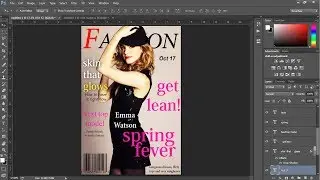 How to Stylize a Magazine Cover in Photoshop cc 2014